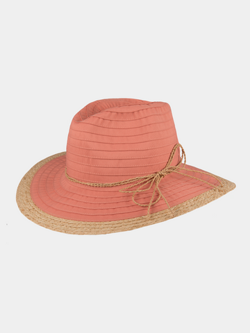 Charlotte - Strandhoed voor dames - Terracotta