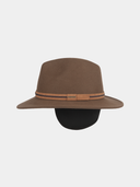 Waterford - Vilten hoed met oorflap - Tan