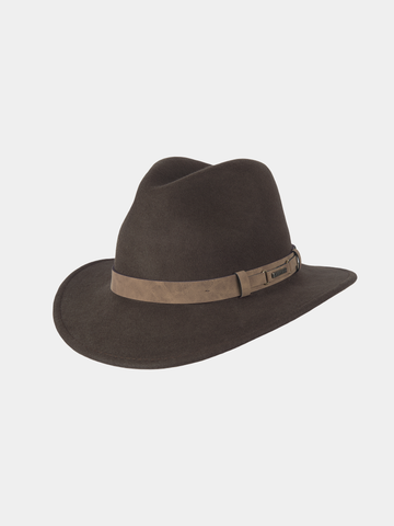 Yemairo - Vilten hoed - Bruin