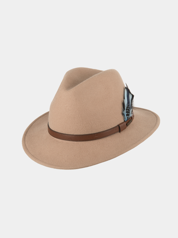 Albertis - Vilten hoed - Klei