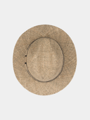 Carrville - Straw hat with stylish band - Black