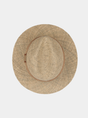 Carrville - Straw hat with stylish band - Brick