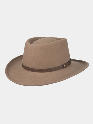 Domenic - Vilten hoed - Beige