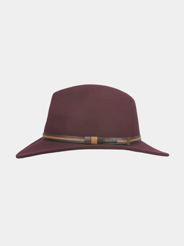 Edinburgh - Wool hat - Burgundy