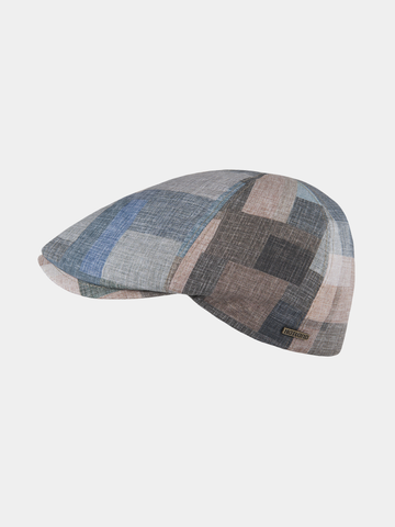 Albon - Katoenen patchwork pet - Groen