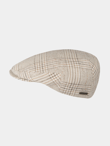 Carron - Katoenen flat cap - Beige