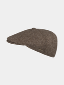Cassius - Wollen flatcap - Bruin