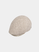 Delfin - Linnen flat cap - Beige