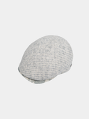 Delfin - Linnen flat cap - Blauw