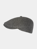 Dali - Wollen flatcap - Antraciet