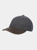 Edze - Gorra de béisbol de lana - Marine blauw