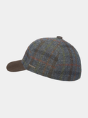 Ezer - Gorra de béisbol Harris Tweed - Marine blauw