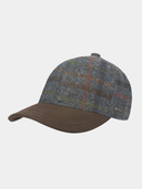 Ezer - Gorra de béisbol Harris Tweed - Marine blauw