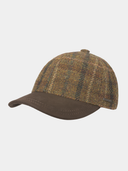 Ezer - Harris Tweed baseball cap - Brown
