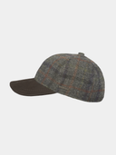 Ezer - Harris Tweed baseball cap - Antraciet