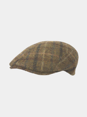 Earl - Harris Tweed flat cap - Bruin