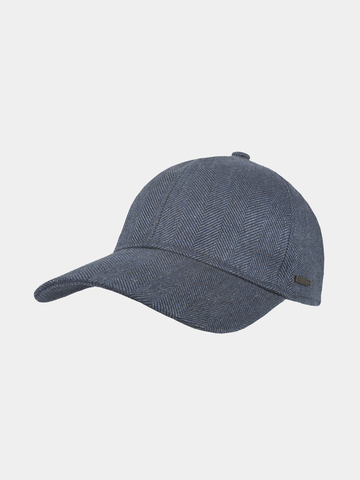 Fred - Zijde baseball cap - Marine blauw