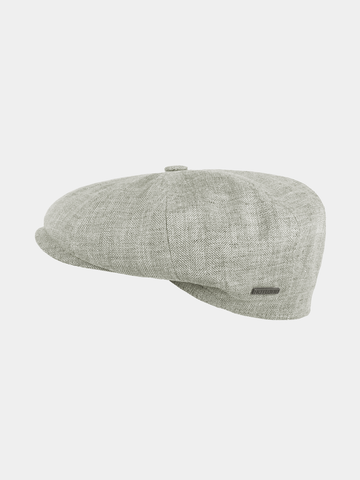 Fabrizio - Linnen flatcap - Groen