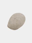 Fabrizio - Linnen flatcap - Bruin