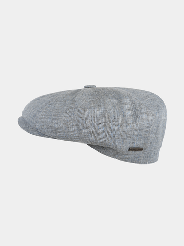 Fabrizio - Linnen flatcap - Blauw