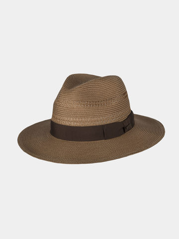 Domenico - Toyo hat - Brown
