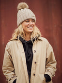 Sade No Wind - Muts met winddichte hoofdband - Beige