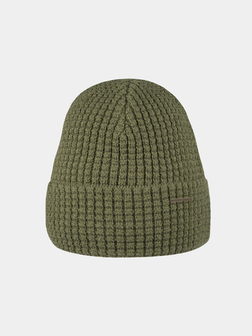 Cristof - Beanie with windproof headband - Green