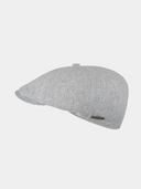 Elias - Gestreepte flatcap - Marine blauw