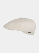 Elias - Gestreepte flatcap - Beige