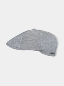 Easton - Casquette plate en coton - Marine blauw