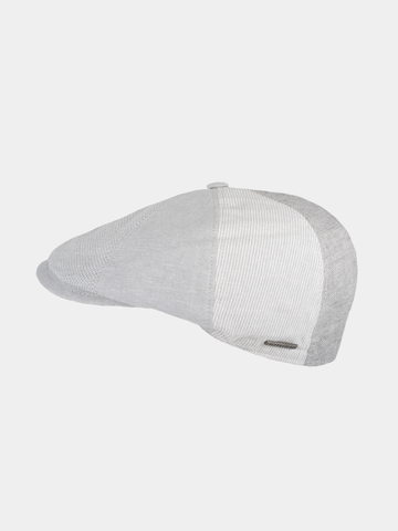 Easton - Casquette plate en coton - Licht grijs