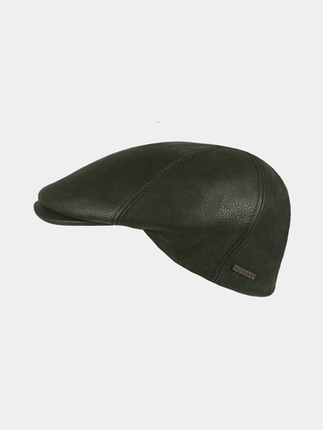 Busby - Casquette en cuir - Vert olive