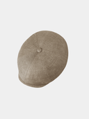 Cullum - Linnen flat cap - Beige