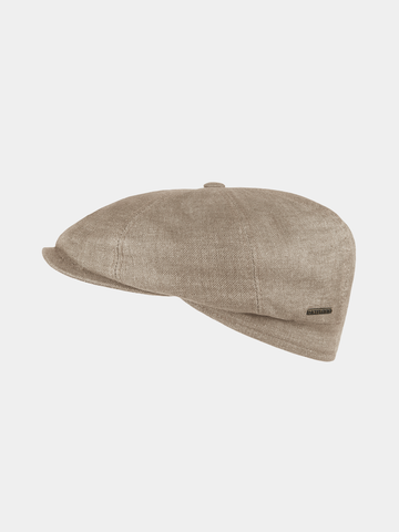 Cullum - Gorra plana de lino - Beige