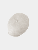 Cullum - Linnen flat cap - Naturel