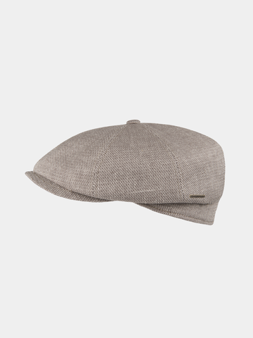 El Cairo - Gorra plana de lino - Beige