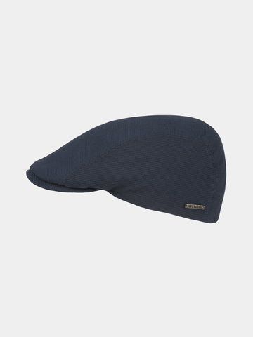 Club - Effen flat cap - Marine blauw