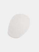 Club - Effen flat cap - Wit