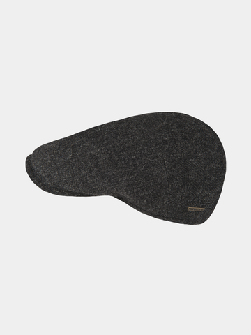 Cid - Wollen flatcap - Antraciet