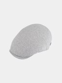 Davis Piqué - Katoenen flatcap - Grijs