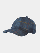 Devonte - Gorra de béisbol Harris Tweed - Blauw
