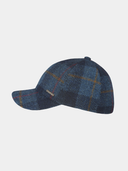 Devonte - Gorra de béisbol Harris Tweed - Blauw