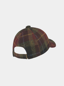 Devonte - Baseballkappe aus Harris Tweed - Bordeauxrot