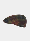 Diomar - Gorra plana Harris Tweed - Bordeaux rood