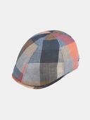 Emir - Linnen flatcap - Blauw