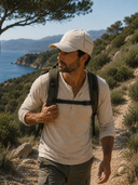 Evan Utility - Baseball cap met ribstop patroon - Beige