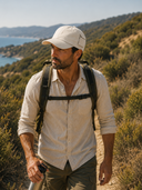 Evan Utility – Baseballkappe mit Ribstop-Muster - Lehm