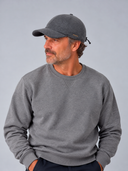 Lenox - Wool baseball cap with ear flap - Light grey